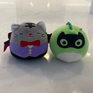 Two mini squishmallows
